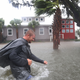 Nick Lomasney walks through heavy wind and a flooded street as Hurricane Matthew passes through the area on October 7, 2016 in St Augustine, Florida. Florida, Georgia, South Carolina and North Carolina all declared a state of emergency in preparation of Hurricane Matthew. (Image: Getty)